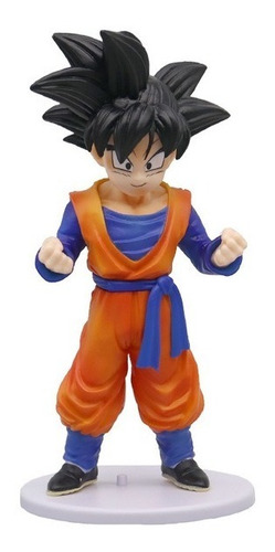 Boneco Estátua Goku Criança Dragon Ball Z 18cm C/ Base